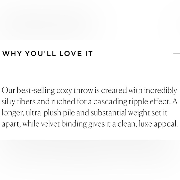 New Pottery Barn Set Ruched Faux Fur Throw & Pillow Cover in Ivory Color - Picture 9 of 16